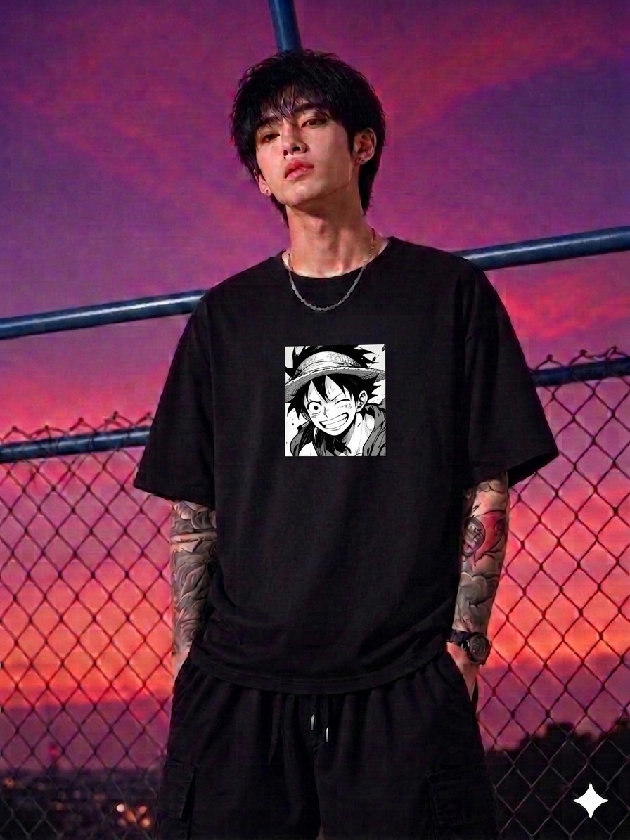 Stylish Drop Shoulder T-Shirt(29611)
