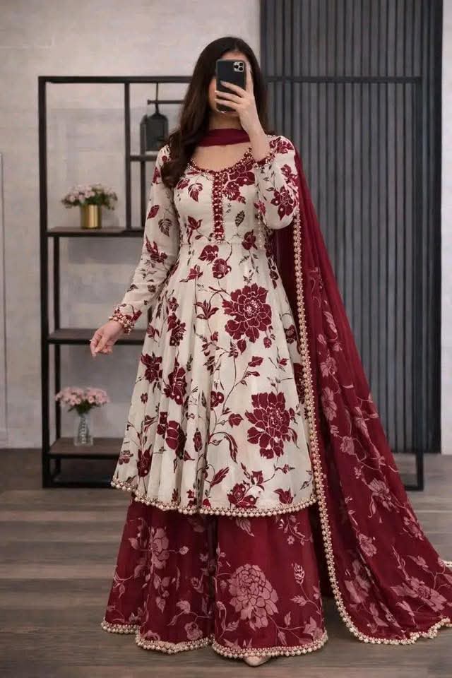 Golap Gown Three Piece(30488)