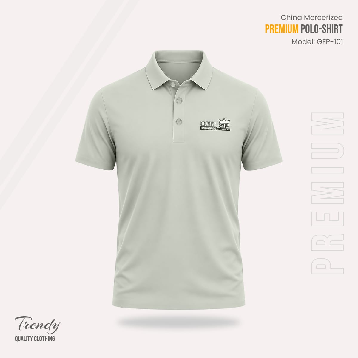 Export Quality China Mercerized Polo Shirt(31047)