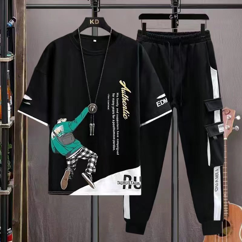 Half Sleeve T-Shirt & Trouser Set (29704)